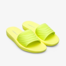 Camper Match Slides Neon Yellow - Womens Singapore ONSHOM-012